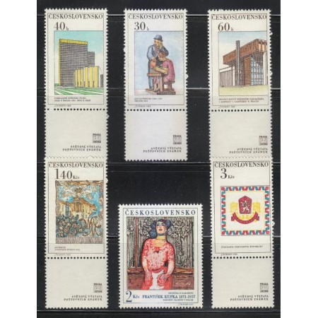 Cehoslovacia 1968 - Noua Praga, serie neuzata