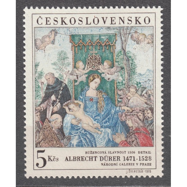 Cehoslovacia 1968 - Durer, pictura, arta, FIP, neuzat