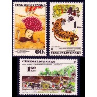 Cehoslovacia 1971 - Ilustrații din carti de copii, serie neuzata