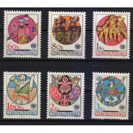 Cehoslovacia 1971 - Arta populara, serie neuzata