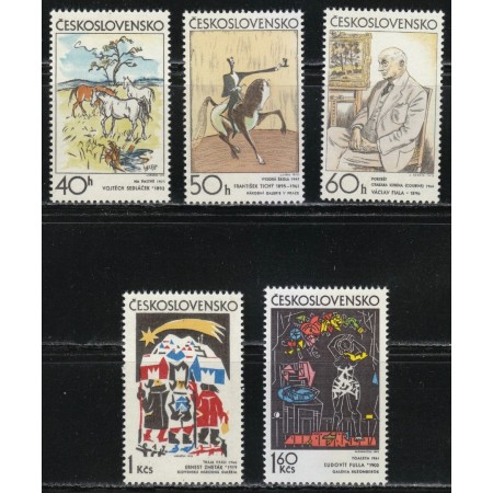 Cehoslovacia 1972 - Arta grafica, serie neuzata