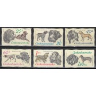 Cehoslovacia 1973 - Câini de vânătoare, serie neuzata