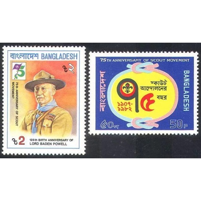 Bangladesh 1982 - Cercetași, Baden Powell, serie neuzata