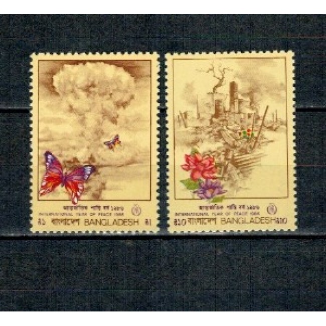 Bangladesh 1986 - Anul International al Păcii, serie neuzata