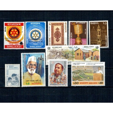 Bangladesh 1987 - Lot timbre neuzate