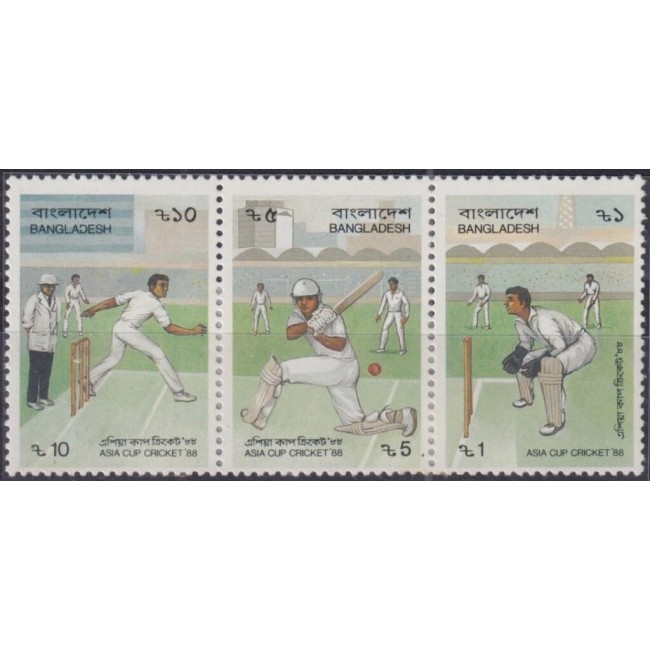 Bangladesh 1988 - Cricket, sport, serie neuzata