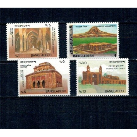 Bangladesh 1988 - Clădiri istorice, arhitectura, serie neuzata