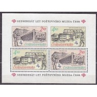 Cehoslovacia 1988 - Muzeul Postal, bloc neuzat