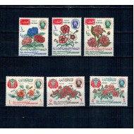 Yemen Nord 1965 - Flori, flora, serie neuzata