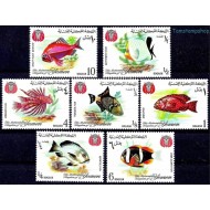 Yemen Nord 1967 - Pești, fauna, serie neuzata