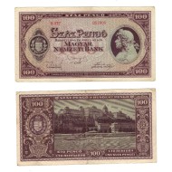 Ungaria 1945 - 100 pengo, circulata