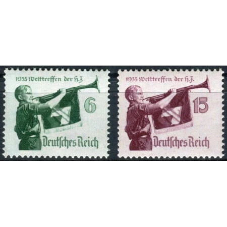 Deutsches Reich 1935 - Hitlerjugend, serie neuzata