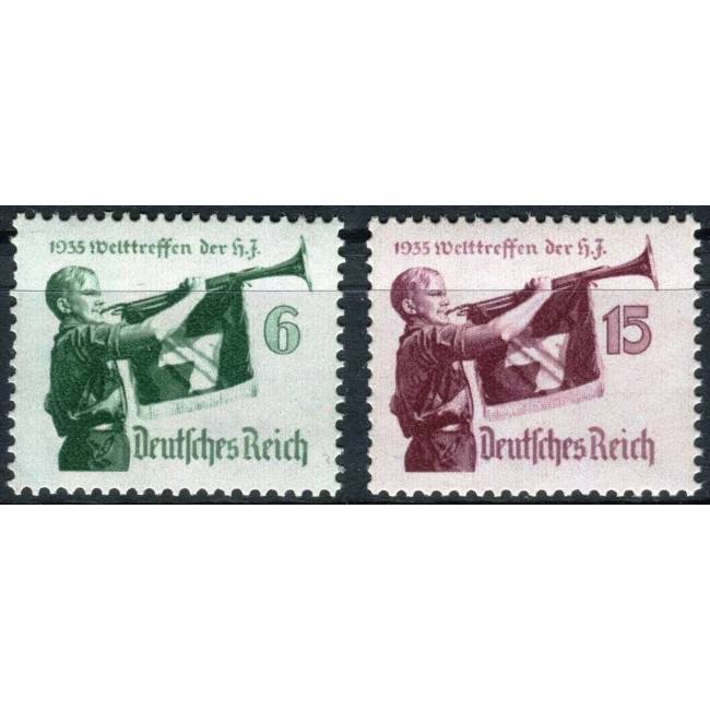 Deutsches Reich 1935 - Hitlerjugend, serie neuzata