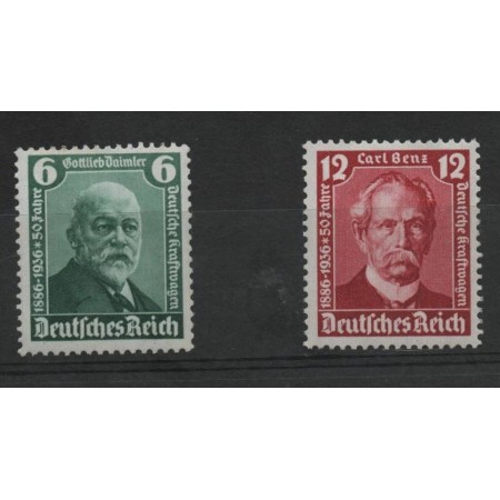 Deutsches Reich 1936 - Motor Show Berlin, Daimler, Benz, serie neuzata