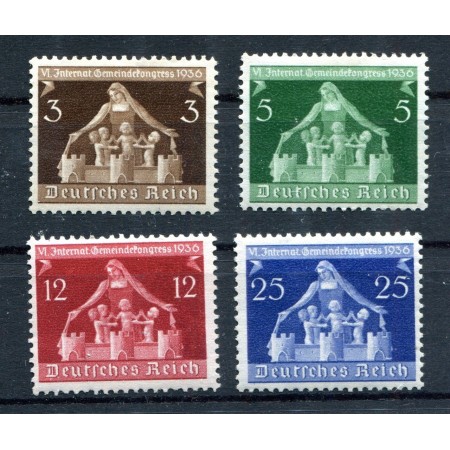 Deutsches Reich 1936 - Congres Municipal, serie neuzata