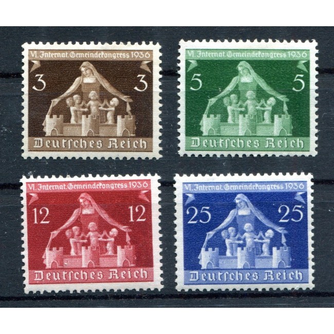 Deutsches Reich 1936 - Congres Municipal, serie neuzata