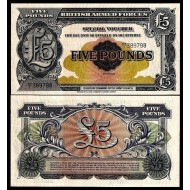 Marea Britanie 1948 - 5 pounds, Forțele Armate, UNC