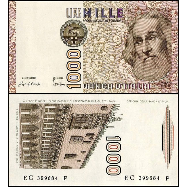 Italia 1982 - 1000 lire UNC