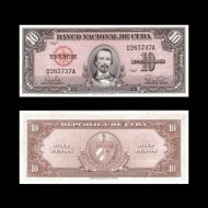Cuba 1960 - 10 pesos aUNC