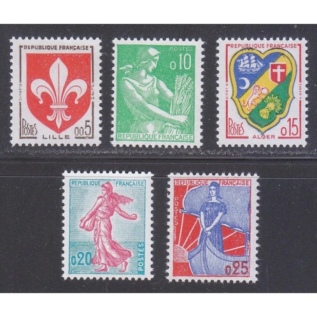 Franta 1960 - Uzuale, Marianne, serie neuzata