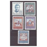 Elvetia 1966 - Pro Patria, picturi, serie neuzata