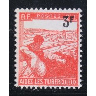 Franta 1946 - Pentru tuberculoși, supratipar, neuzat