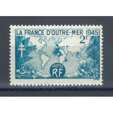 Franta 1945 - Pentru colonii, neuzat