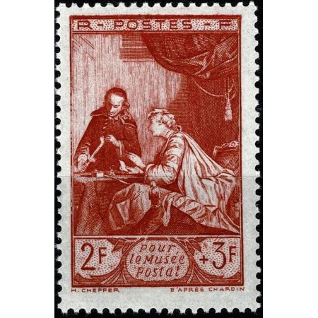 Franta 1946 - Muzeul postal, neuzat