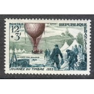 Franta 1955 - Ziua marcii postale, balon, neuzat
