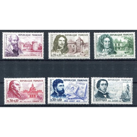 Franta 1960 - Personalități, serie neuzata