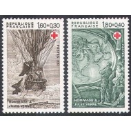 Franta 1982 - Crucea Rosie, serie neuzata