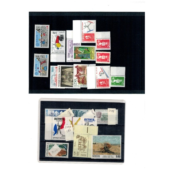 Franta - Lot timbre neuzate