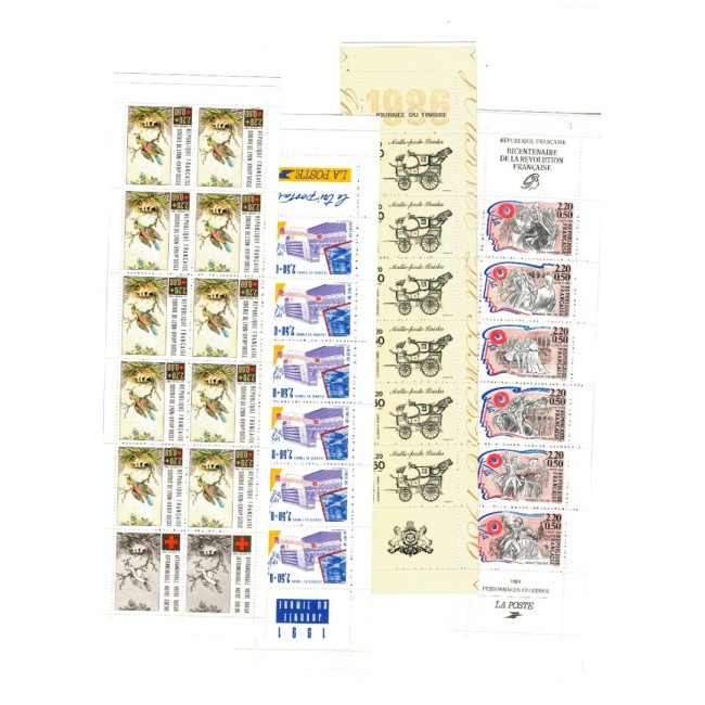 Franta 1984-1993 - Lot 15 carnete filatelice neuzate