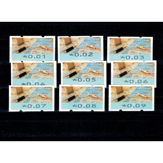 Germania 2017 - Lot mărci de automat, neuzate