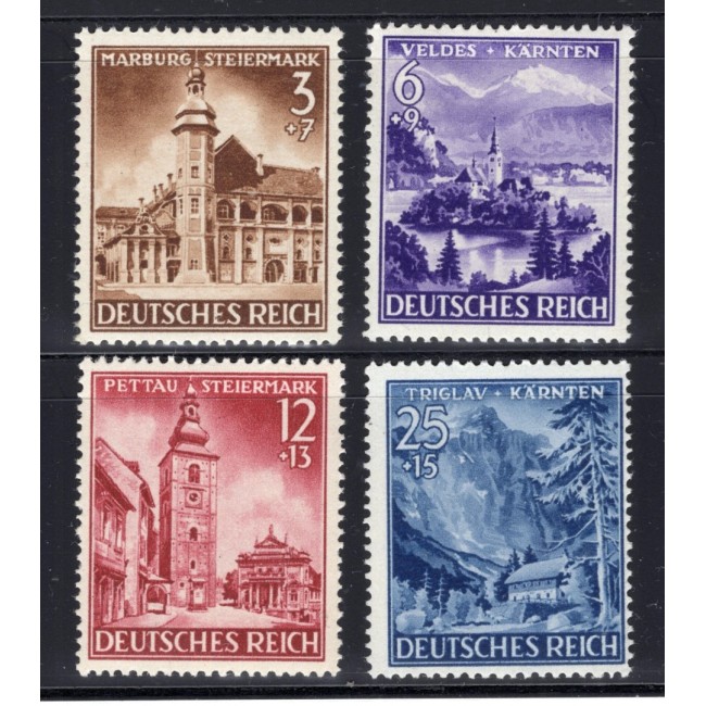 Deutsches Reich 1941 - Styria si Carinthia, serie neuzata