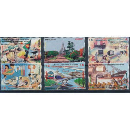 Bangladesh 1996 - Independenta, industria, vederi, serie neuzata