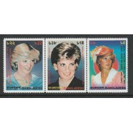 Bangladesh 1998 - Prințesa Diana, personalitati, serie neuzata