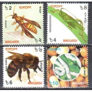 Bangladesh 2000 - Insecte, fauna, serie neuzata