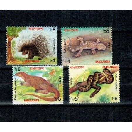Bangladesh 2000 - Fauna locala, animale, serie neuzata