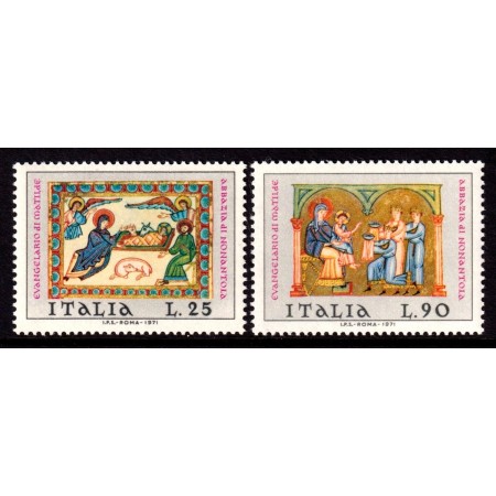 Italia 1971 - Crăciun, serie neuzata