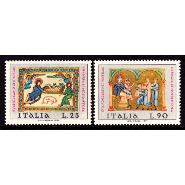 Italia 1971 - Crăciun, serie neuzata