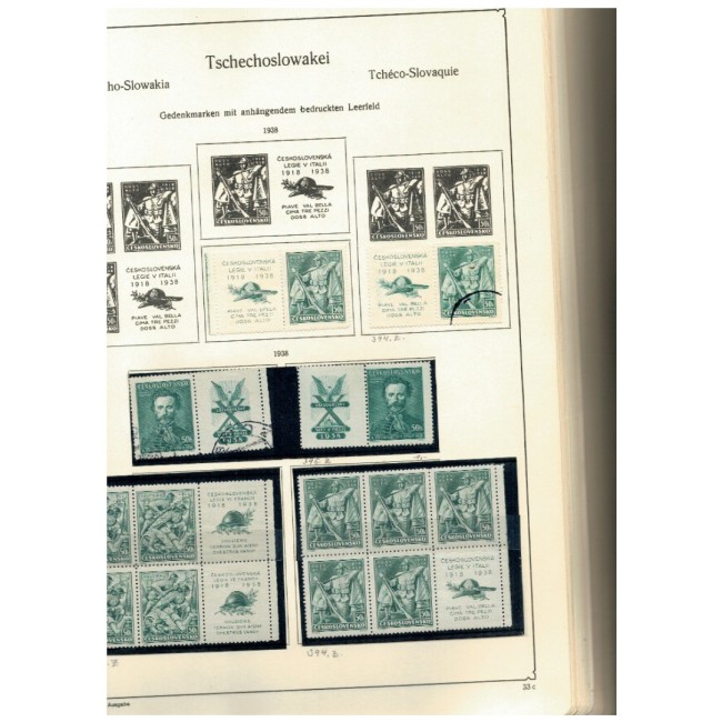 Cehoslovacia 1920-1963 - Colecție timbre stampilate, incomplet