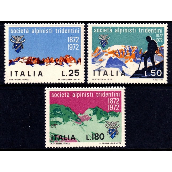 Italia 1972 - Alpinism, serie neuzata