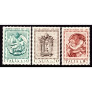 Italia 1975 - Michelangelo, arta, serie neuzata