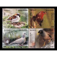 Bangladesh 2010 - Păsări, fauna, serie neuzata