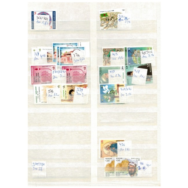 Bangladesh - Colecție timbre neuzate in clasor