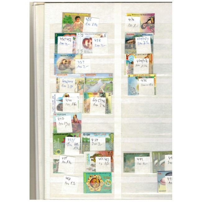 Bangladesh - Colecție timbre neuzate in clasor