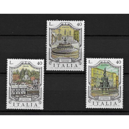 Italia 1974 - Fântâni, serie neuzata