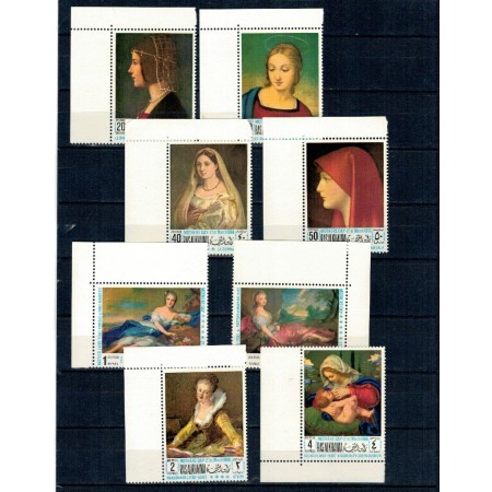 Ras al Khaima 1968 - Picturi, arta, serie neuzata