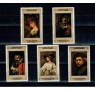 Yemen Nord 1968 - Picturi, arta, Rembrandt, serie neuzata
